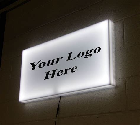 lighted box signs for sale